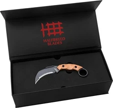 Halfbreed Blades Close Fixed Knife 3.5" K340 ISODUR Tool Steel Blade G10 Handle