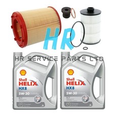 KIT TAGLIANDO 10L GUSCIO HX8 FILTRI OLIO E ARIA PER AUDI RS6 4.0 TFSI 2013-18