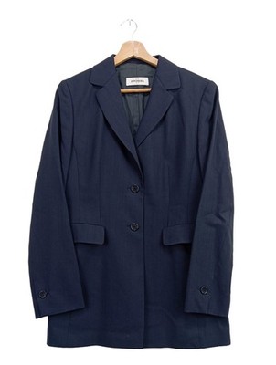 DINOMODA Long-Blazer Damen Blazer Gr. DE 38 dunkelblau Business-Look