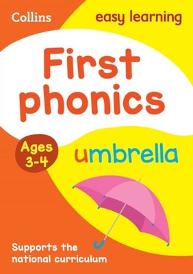First Phonics Ages 3-4 by Collins Easy Learning (Paperback Book)