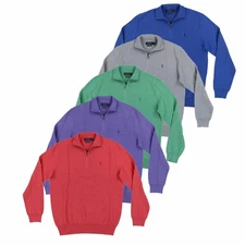 Polo Ralph Lauren Mens Half Zip Sweater Pima Cotton Mesh Pullover Xs M L Xxl
