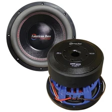 American Bass HD 10" 1 Ohm 8000 Max Watts Car Subwoofer