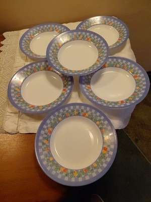 6er Set Arcopal Apfel und Birne Design Geschirr 