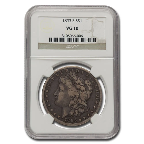1893-S Morgan Dollar VG-10 NGC