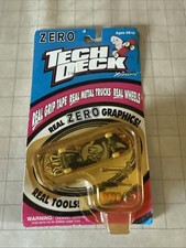 Vintage TECH DECK Fingerboard XConcepts ZERO Series 3090 / 3086 SEALED