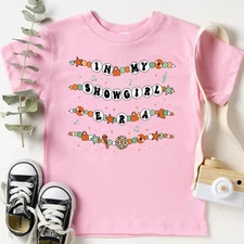 In My Showgirl Era Toddler T-Shirt Showgirl Kids Friendship Bracelet Tee Gift