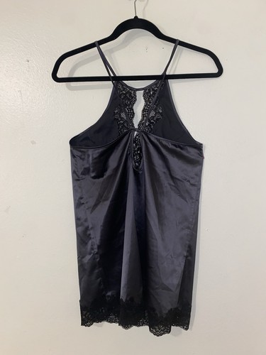 FREDERICK'S OF HOLLYWOOD schwarzes festes Spitzentuch kurzes Kleid Medium - Bild 5 von 8