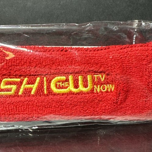 DC The Flash CW Sweatband Headband Promotional Item Brand New Sealed Rare - Picture 5 of 5