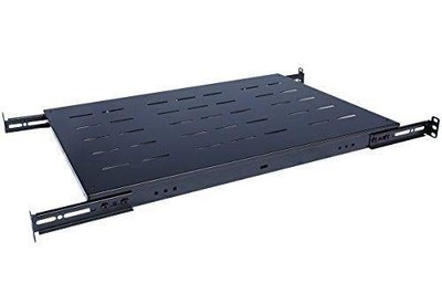 Raising Electronics Fixed Rack Server Shelf 1U 19Inch Shelves 4 Post Rack Mo