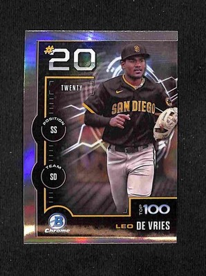 2025 Bowman - Bowman Scouts Top 100 Chrome Leo De Vries #BTP-20 (RC)