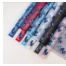 Cartoon Character Bouquet Wrapping Paper, 22x22 Inch, 20 Sheets – Cute Blue Alie