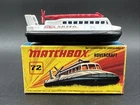 Vintage Lesney Matchbox #72 HOVERCRAFT white  Original Box COMPLETE