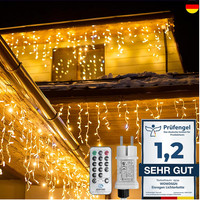 Led Icicle Lichterkette 15M 660 Led Timer 8 Modi