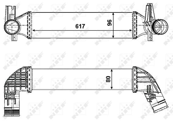 Intercooler fits SEAT IBIZA 6J1, 6J5 2.0D 10 to 15 CFHD NRF 6R0145805C Quality - Image 22