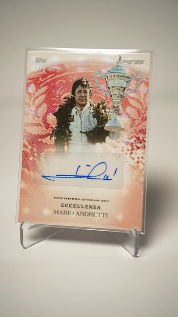 Mario Andretti Topps F1 Eccellenza 2025 - Auto Numbered 4/5