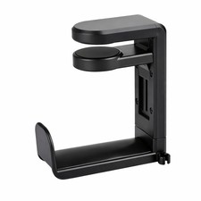 EURPMASK Rotating Headphone Stand - PC Gaming Headset Holder, 1 Unit, Black