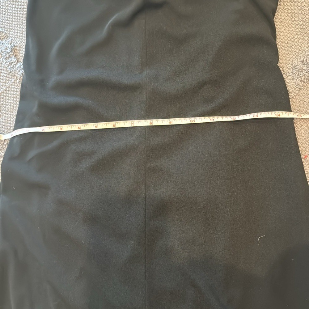 david meister black halter dress size 6