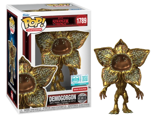 Funko Pop! Stranger Things Gold Demogorgon Metallic #1789 Limited 9500