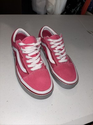 Vans Old Skool Bolt Raspberry Pink Glitter Lightning Shoes Mens 5.5 Womens 7
