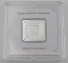 Geiger ORIGINAL Edelmetalle 5 gram .999 Silver Bar - In Assay  - Item#309