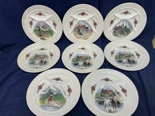 8 assiettes à asperges