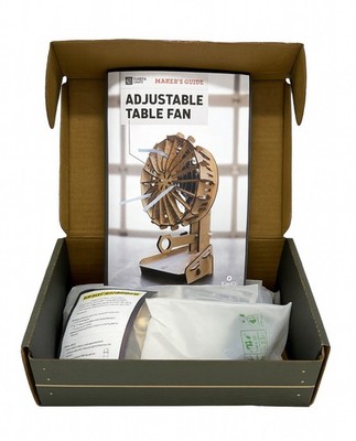 KiwiCo Eureka Crate Adjustable Table Fan Kit STEM Project New Open Box 12+