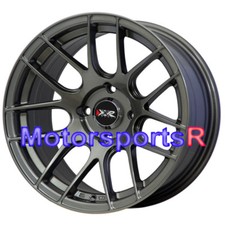 Xxr 530 Graphite 15x8.25 Rims Wheels 4x114.3 4x4.5 Concave Hellaflush Stance