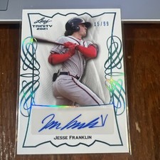 Jesse Franklin V 2021 Leaf Trinity Platinum Rookie Auto RC #BA-JF2 /99