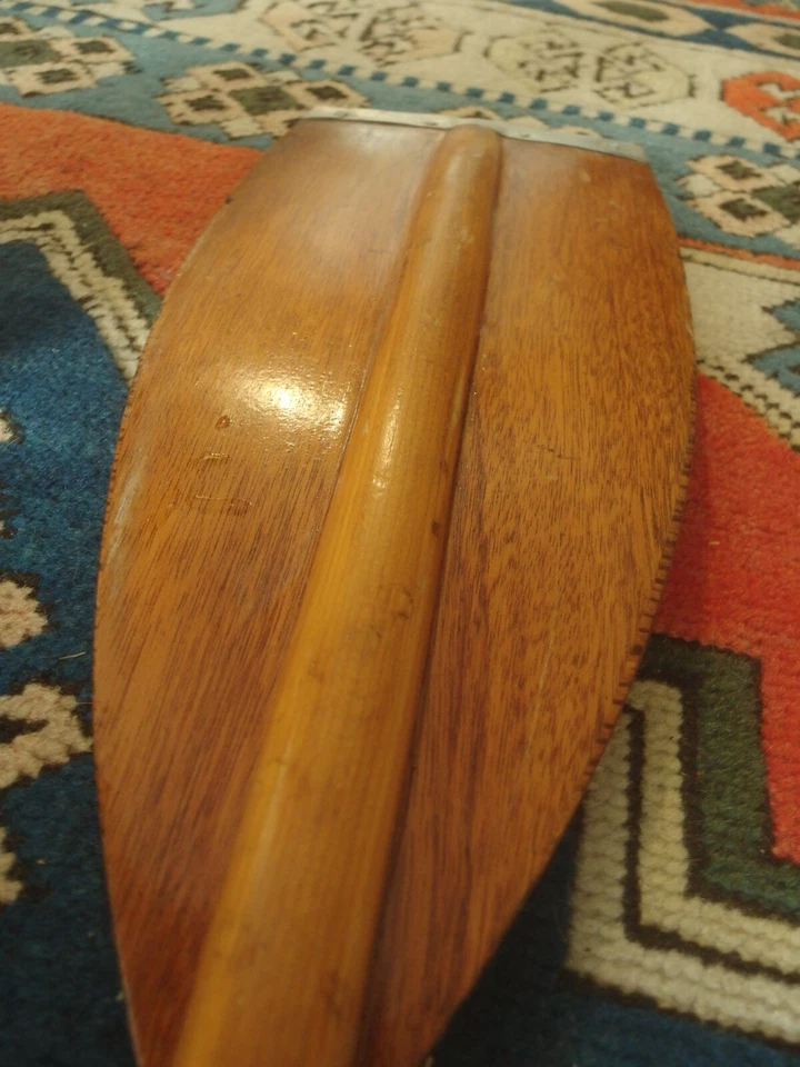 Remos de kayak plegables súper artesanales vintage Mid Century Folbot 9' Foto 3 de 4