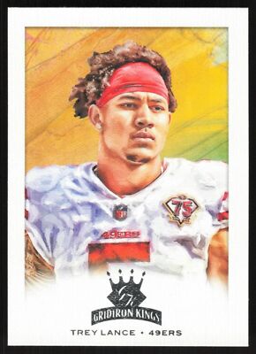 Trey Lance 2021 Panini Chronicles Gridiron Kings # GK-3 RC San Francisco 49ers