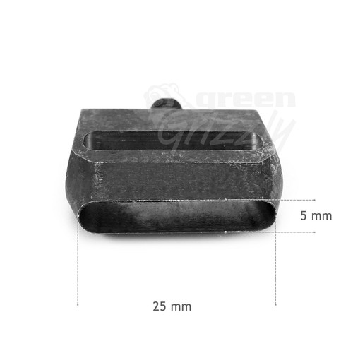 Oval hole cutter punch tool die use with universal hand press different sizes - Picture 2 of 3
