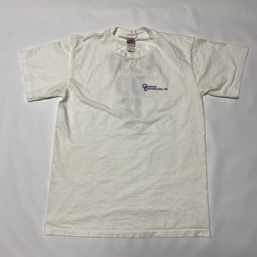VINTAGE NIKE Orduno Distributing, Inc 80s 90s PURPLE JUST DO IT PRINT SHIRT L - Picture 2 of 11