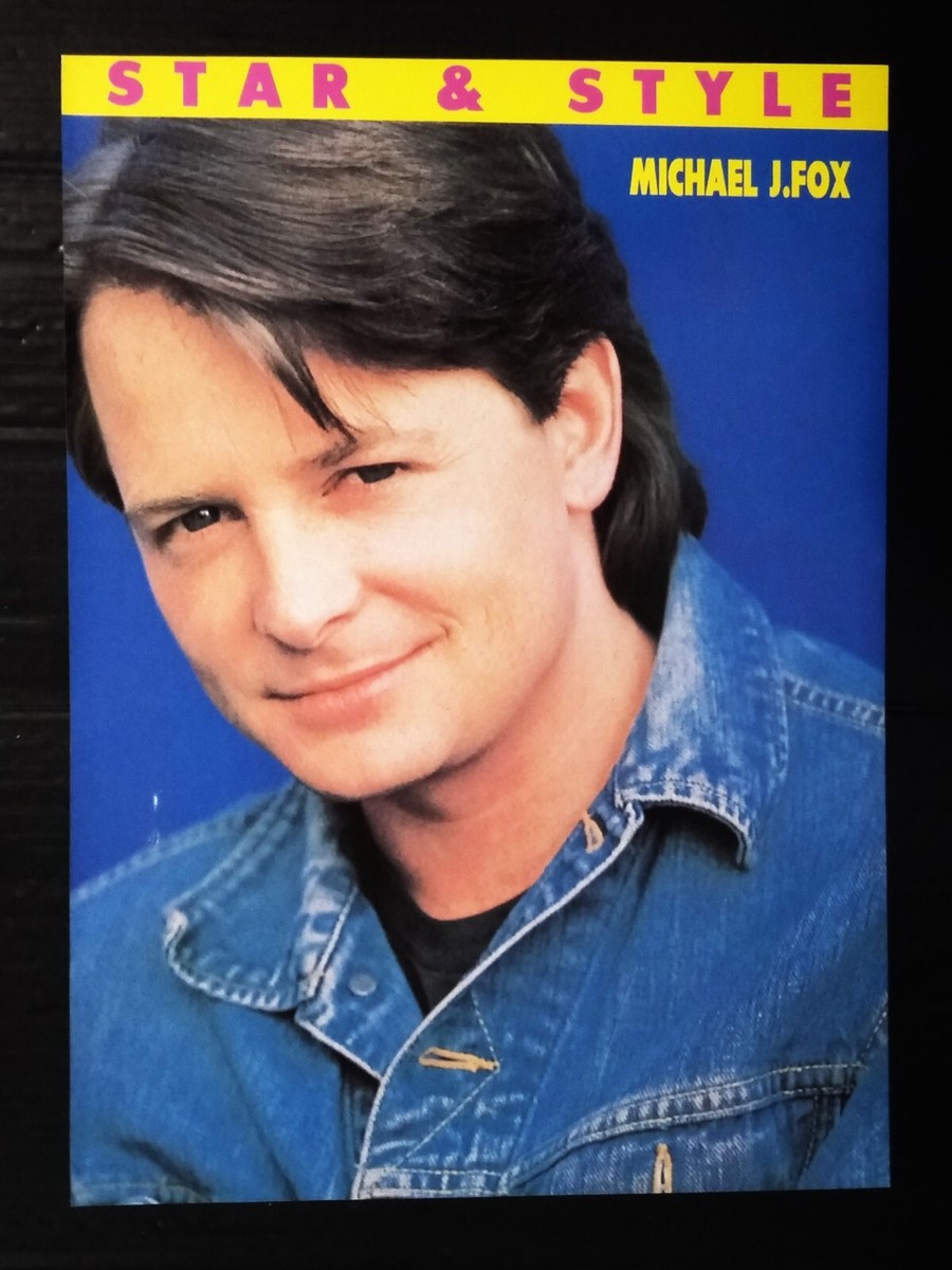 C1043 John Lone Michael J. Fox Vintage Thailand ONLY 1 COLOR PAGE