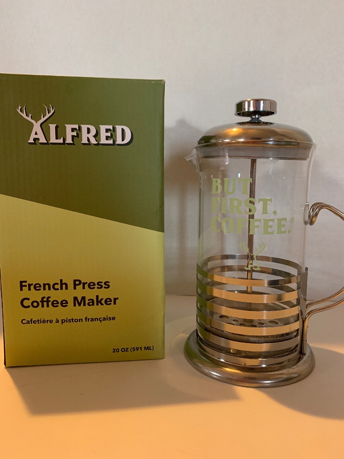Alfred French Press Coffee Maker. Open Box But Unused eBay