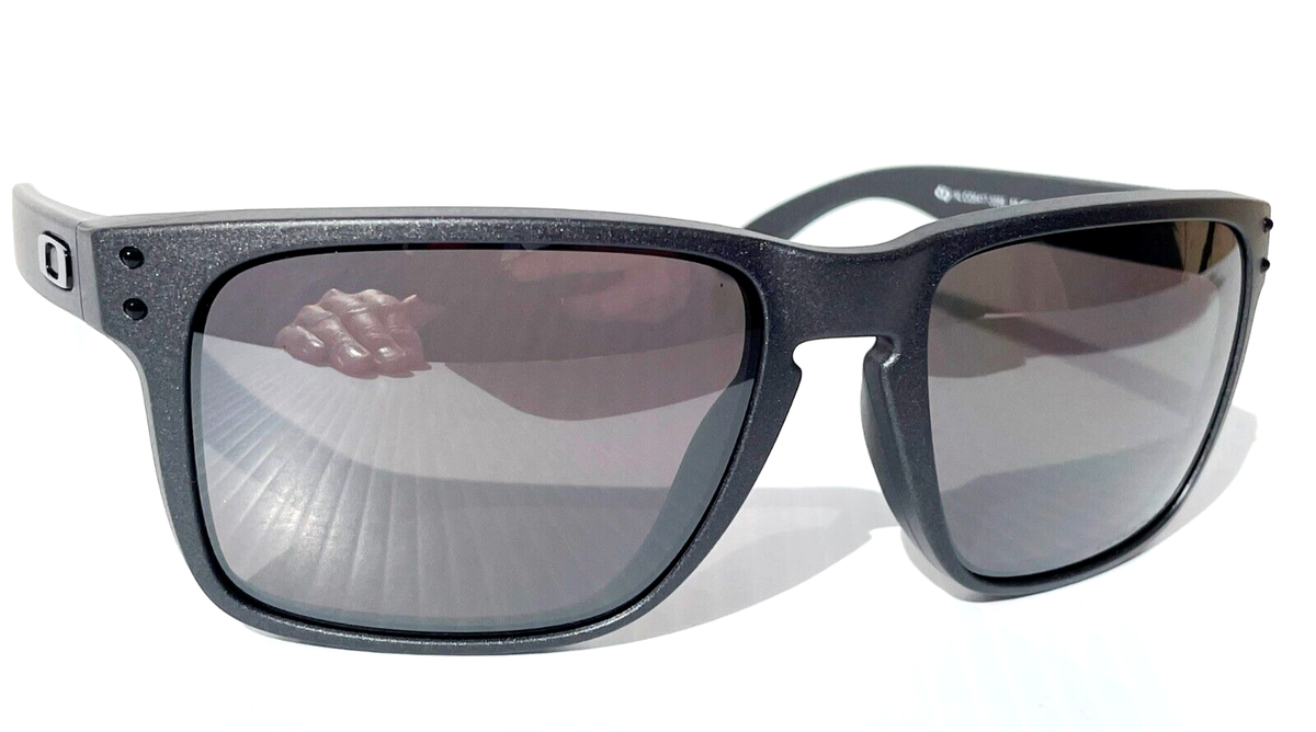 NEW Oakley HOLBROOK XL Steel Grey POLARIZED PRIZM Black Lens