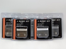 A Blade Set  Ceramic Clipper Blades for Pets, 3.2mm, 1.5mm, 0.5mm, 0.25mm