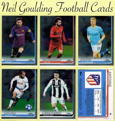 Topps Champions League   Chrome 2018-19   Fußball Karten #1 bis #100