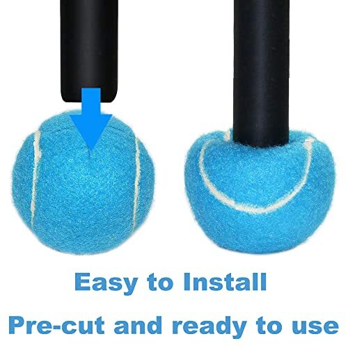 4 Pack Precut Tennis Balls for Walkers Tennis Balls for Chairs Heavy