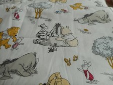 Brand New Winnie the Pooh and Piglet 100 Cotton Fabric 18" x 44"