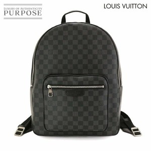 louis vuitton josh backpack black Louis Vuitton Damier Gras Fit Josh Backpack Rucksack Black Gray N41473 | eBay