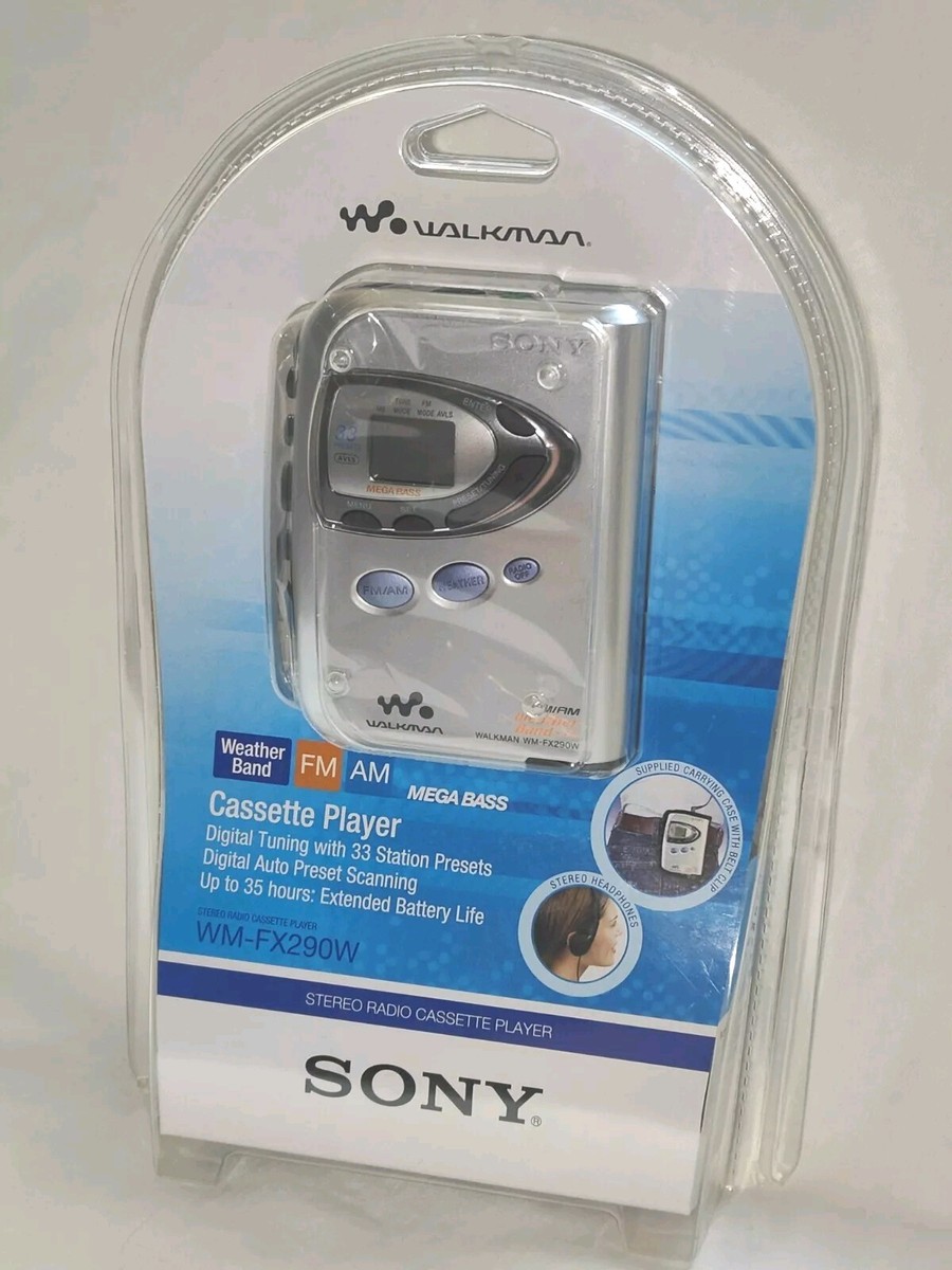 SONY WALKMAN CASSETTE PLAYER FM/AM/WEATHER BAND MODEL WM