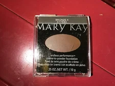 Mary Kay BRONZE 4 Endless Performance Creme to Powder Foundation .35 oz BNIB