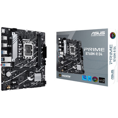 ASUS PRIME B760M-R D4, Mainboard, Sockel 1700