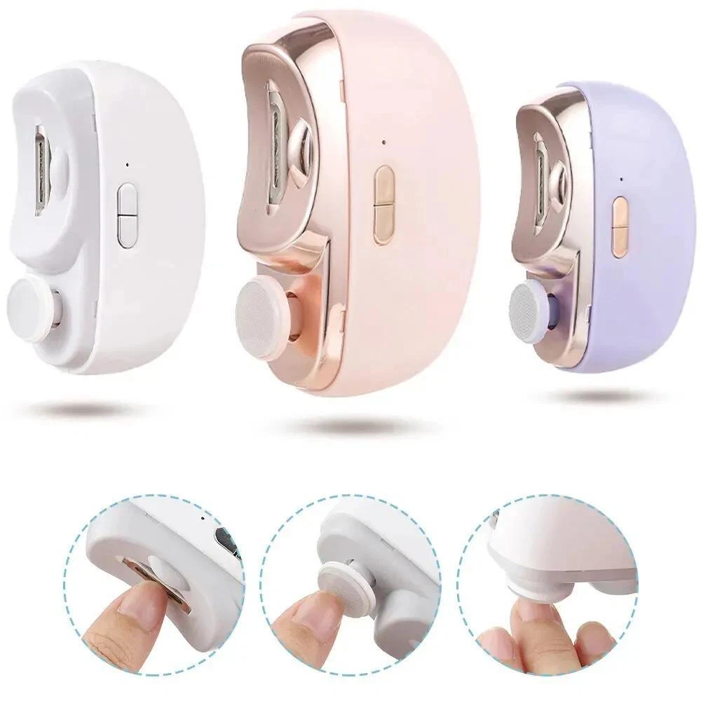 2-in-1 Electric Nail Clippers - Anti-splash Trimmer for Baby, Finger, Toe
Opens in a new window or t
