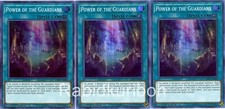 Yugioh 3x Power of the Guardians - EXFO-EN060 - Super Rare Playset