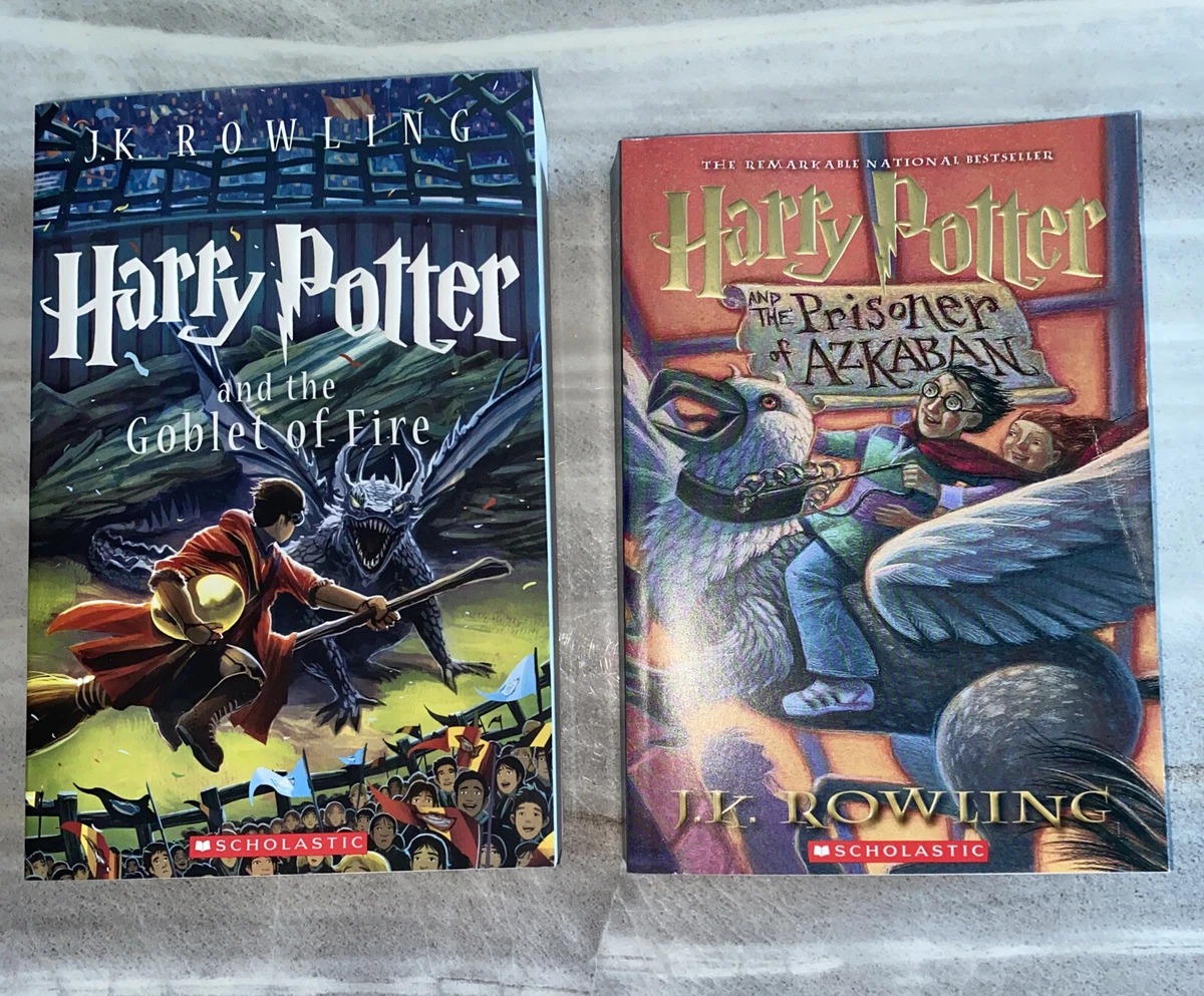 Harry Potter Scholastic Paperback Books Years 2 & 3 J.K. Rowling