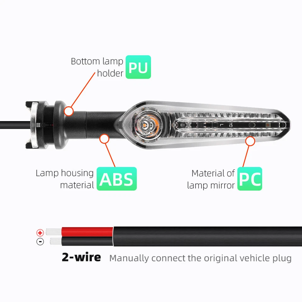 Indicador de luces de giro LED para YAMAHA MT03 MT07 09 10 TRACER 900 GT XSR900 Foto 4 de 4