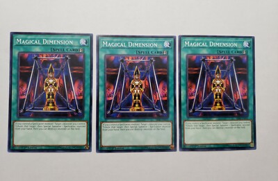 3x Magical Dimension Yugioh Magic Spell Cards The Best And Great Online Set Deal