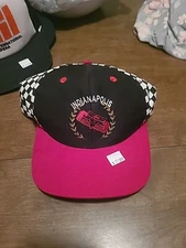 Nice San Sun Indianapolis Checkered Flag Snapback Hat