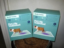 WEE WEE PADS  Pet Life Unlimited Health Tracker Dog Pads - 20ct each Made USA 2